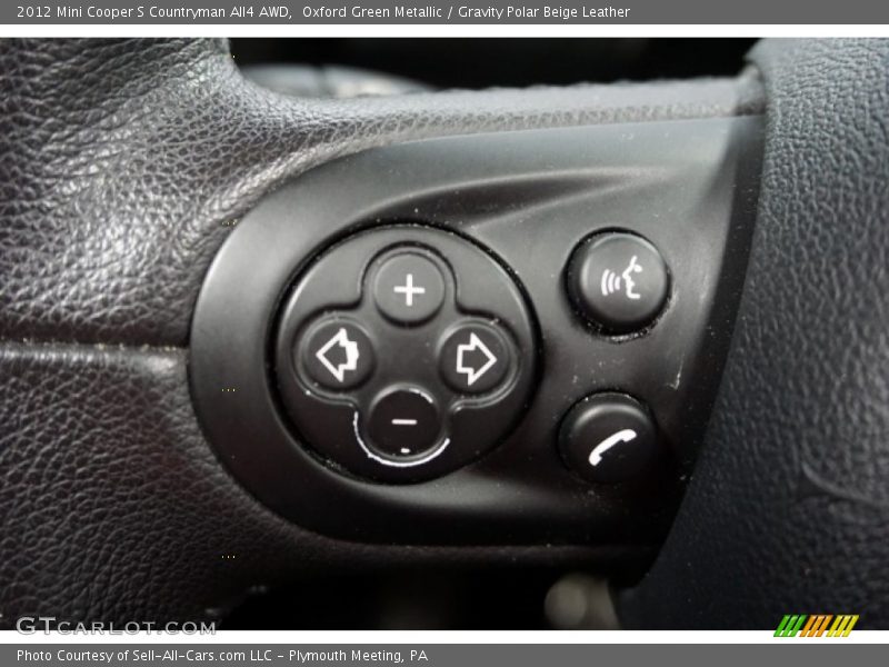 Oxford Green Metallic / Gravity Polar Beige Leather 2012 Mini Cooper S Countryman All4 AWD