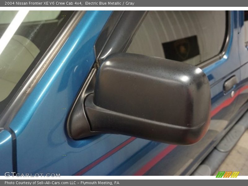 Electric Blue Metallic / Gray 2004 Nissan Frontier XE V6 Crew Cab 4x4