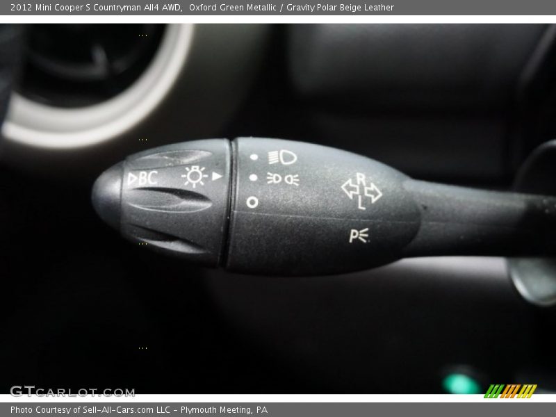 Oxford Green Metallic / Gravity Polar Beige Leather 2012 Mini Cooper S Countryman All4 AWD