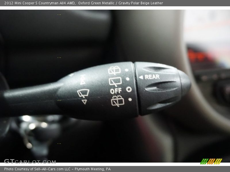 Oxford Green Metallic / Gravity Polar Beige Leather 2012 Mini Cooper S Countryman All4 AWD