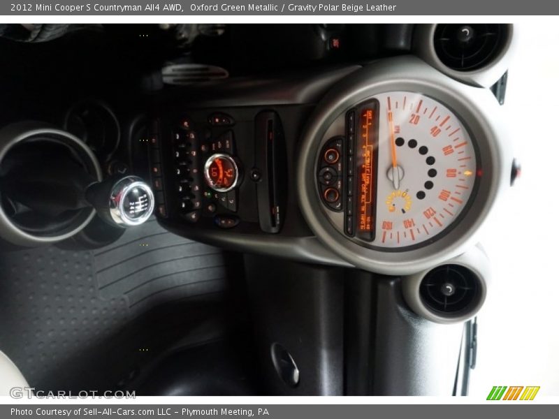 Oxford Green Metallic / Gravity Polar Beige Leather 2012 Mini Cooper S Countryman All4 AWD