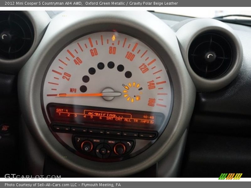 Oxford Green Metallic / Gravity Polar Beige Leather 2012 Mini Cooper S Countryman All4 AWD