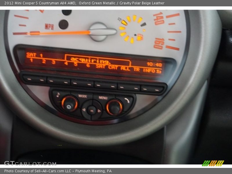Oxford Green Metallic / Gravity Polar Beige Leather 2012 Mini Cooper S Countryman All4 AWD