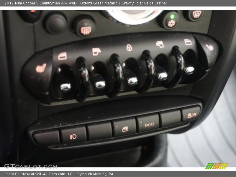 Oxford Green Metallic / Gravity Polar Beige Leather 2012 Mini Cooper S Countryman All4 AWD