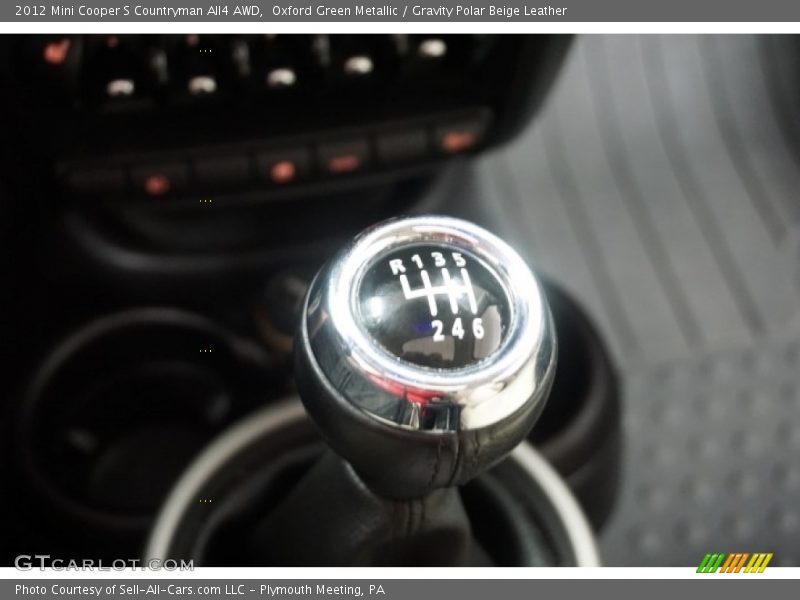 Oxford Green Metallic / Gravity Polar Beige Leather 2012 Mini Cooper S Countryman All4 AWD