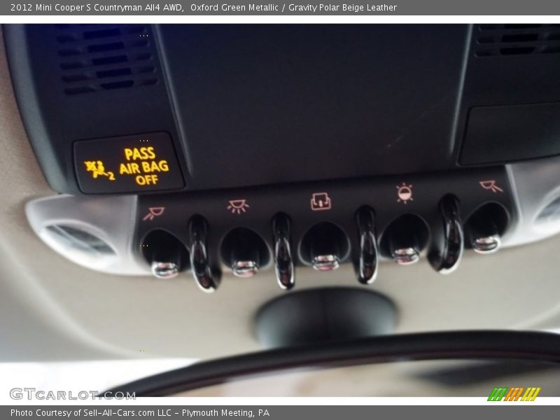 Oxford Green Metallic / Gravity Polar Beige Leather 2012 Mini Cooper S Countryman All4 AWD
