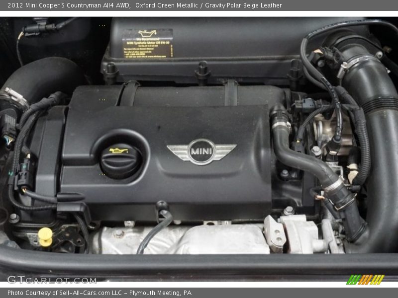 Oxford Green Metallic / Gravity Polar Beige Leather 2012 Mini Cooper S Countryman All4 AWD