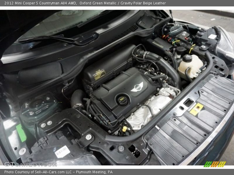 Oxford Green Metallic / Gravity Polar Beige Leather 2012 Mini Cooper S Countryman All4 AWD
