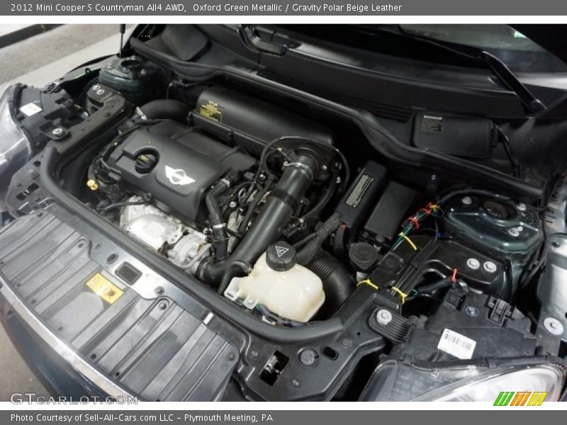 Oxford Green Metallic / Gravity Polar Beige Leather 2012 Mini Cooper S Countryman All4 AWD