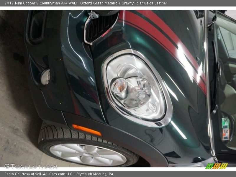 Oxford Green Metallic / Gravity Polar Beige Leather 2012 Mini Cooper S Countryman All4 AWD