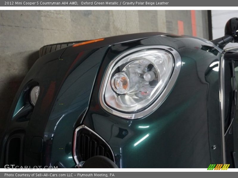 Oxford Green Metallic / Gravity Polar Beige Leather 2012 Mini Cooper S Countryman All4 AWD