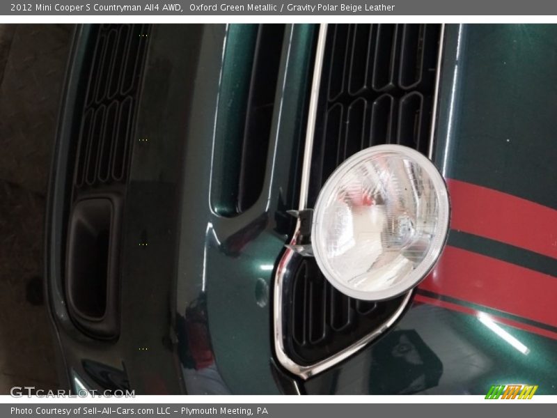 Oxford Green Metallic / Gravity Polar Beige Leather 2012 Mini Cooper S Countryman All4 AWD