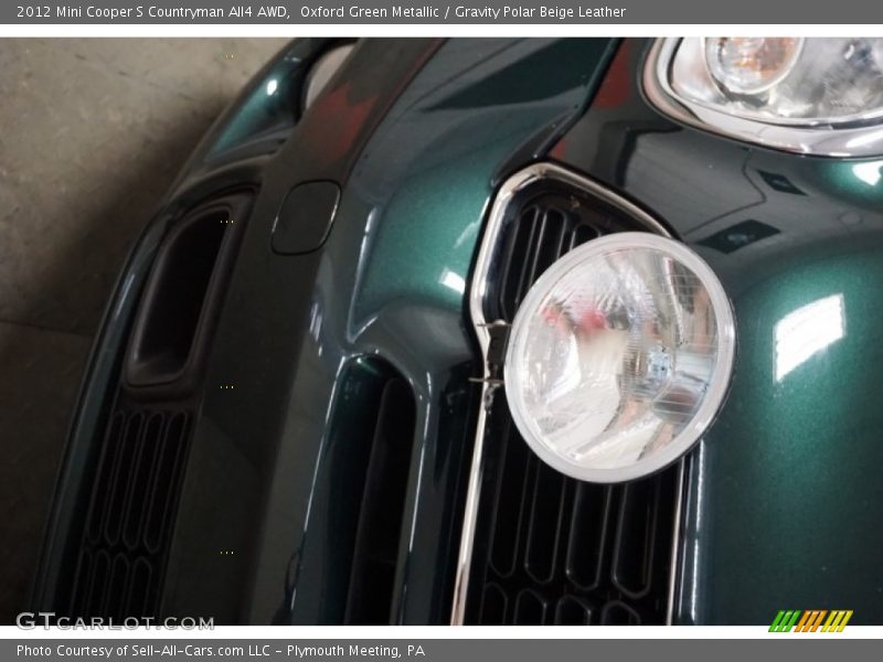 Oxford Green Metallic / Gravity Polar Beige Leather 2012 Mini Cooper S Countryman All4 AWD