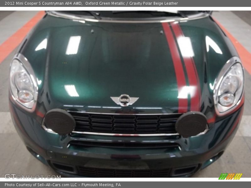 Oxford Green Metallic / Gravity Polar Beige Leather 2012 Mini Cooper S Countryman All4 AWD