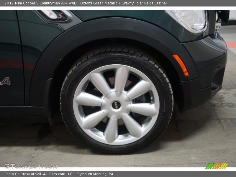 Oxford Green Metallic / Gravity Polar Beige Leather 2012 Mini Cooper S Countryman All4 AWD