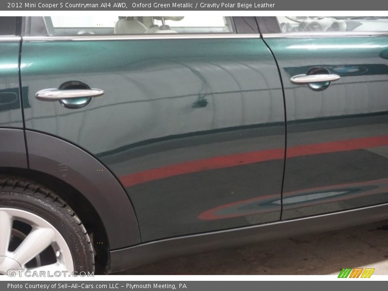 Oxford Green Metallic / Gravity Polar Beige Leather 2012 Mini Cooper S Countryman All4 AWD