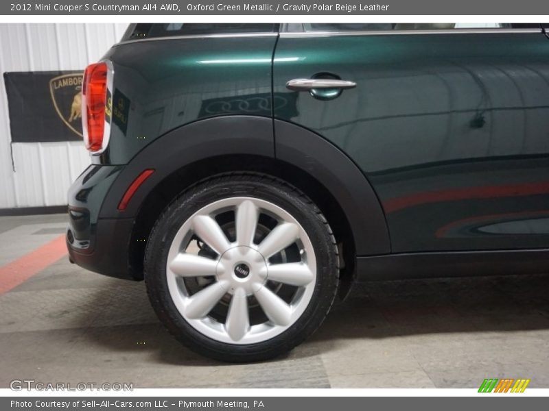 Oxford Green Metallic / Gravity Polar Beige Leather 2012 Mini Cooper S Countryman All4 AWD