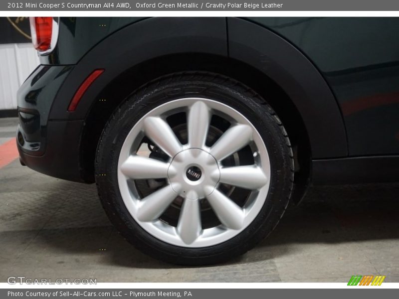 Oxford Green Metallic / Gravity Polar Beige Leather 2012 Mini Cooper S Countryman All4 AWD