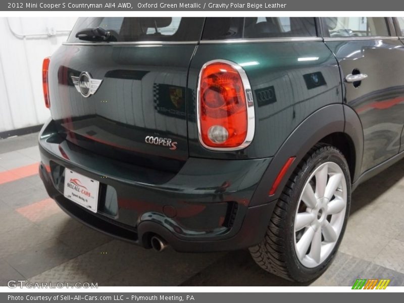 Oxford Green Metallic / Gravity Polar Beige Leather 2012 Mini Cooper S Countryman All4 AWD