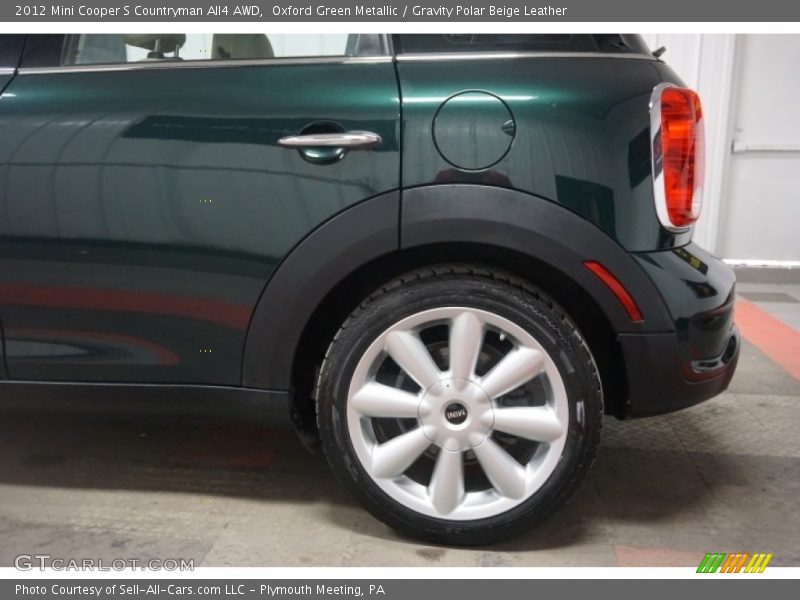 Oxford Green Metallic / Gravity Polar Beige Leather 2012 Mini Cooper S Countryman All4 AWD