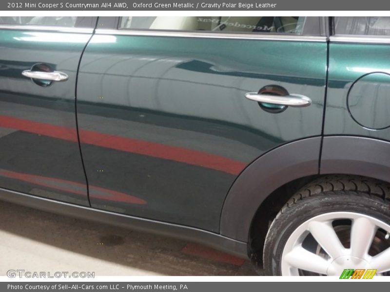 Oxford Green Metallic / Gravity Polar Beige Leather 2012 Mini Cooper S Countryman All4 AWD