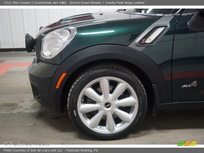Oxford Green Metallic / Gravity Polar Beige Leather 2012 Mini Cooper S Countryman All4 AWD