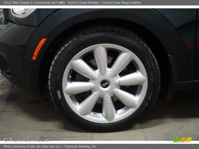 Oxford Green Metallic / Gravity Polar Beige Leather 2012 Mini Cooper S Countryman All4 AWD