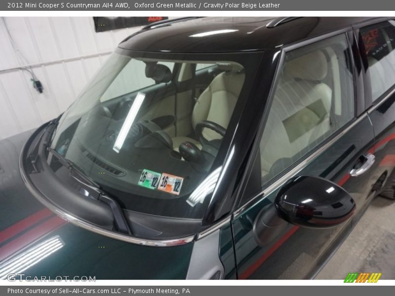 Oxford Green Metallic / Gravity Polar Beige Leather 2012 Mini Cooper S Countryman All4 AWD