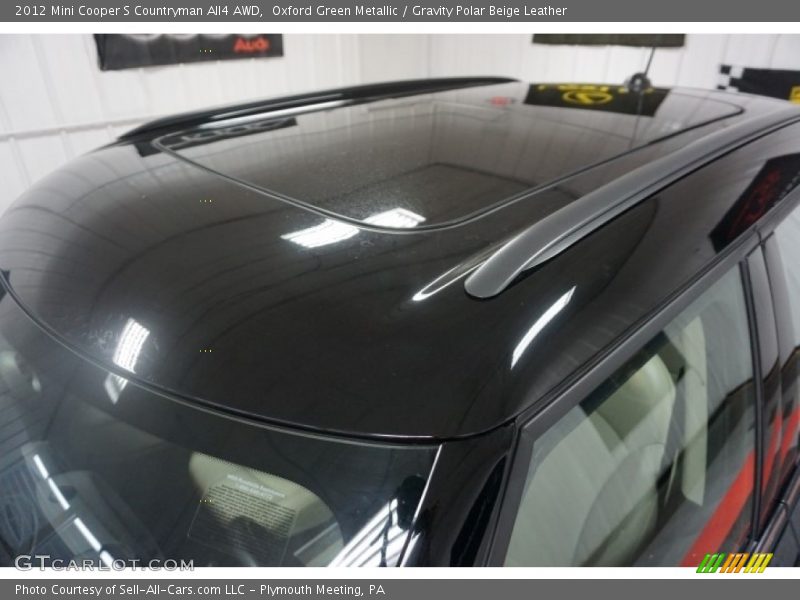 Oxford Green Metallic / Gravity Polar Beige Leather 2012 Mini Cooper S Countryman All4 AWD