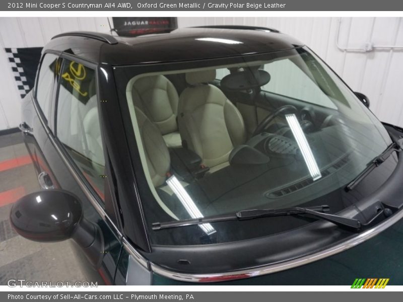 Oxford Green Metallic / Gravity Polar Beige Leather 2012 Mini Cooper S Countryman All4 AWD