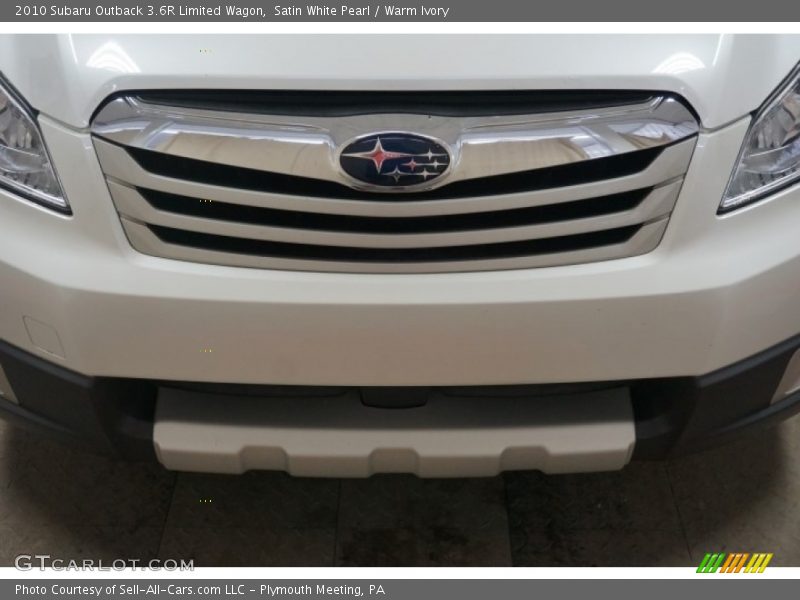 Satin White Pearl / Warm Ivory 2010 Subaru Outback 3.6R Limited Wagon