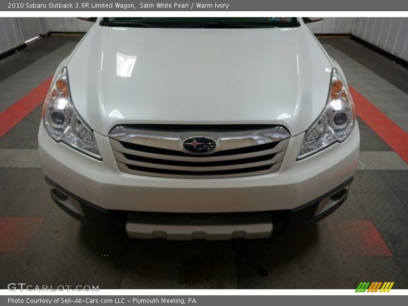 Satin White Pearl / Warm Ivory 2010 Subaru Outback 3.6R Limited Wagon