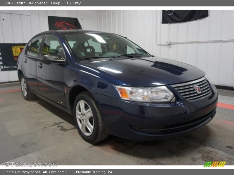 Deep Blue / Gray 2007 Saturn ION 2 Sedan