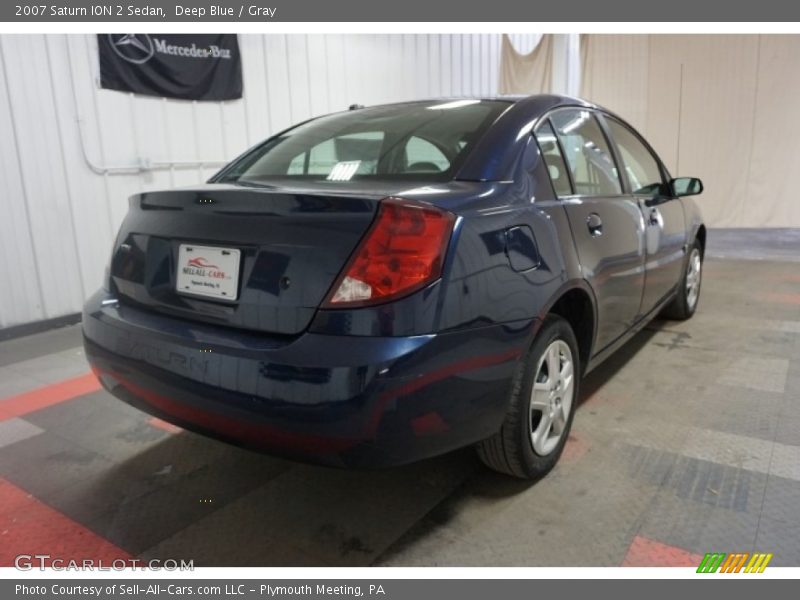 Deep Blue / Gray 2007 Saturn ION 2 Sedan