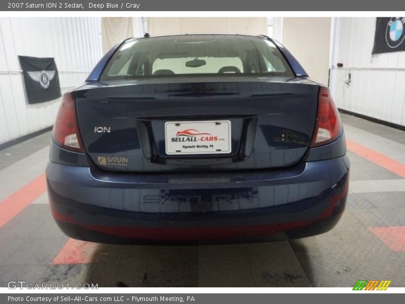 Deep Blue / Gray 2007 Saturn ION 2 Sedan