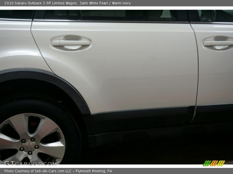 Satin White Pearl / Warm Ivory 2010 Subaru Outback 3.6R Limited Wagon