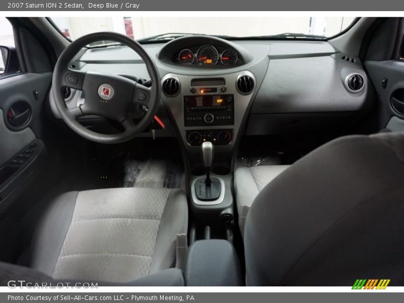 Deep Blue / Gray 2007 Saturn ION 2 Sedan