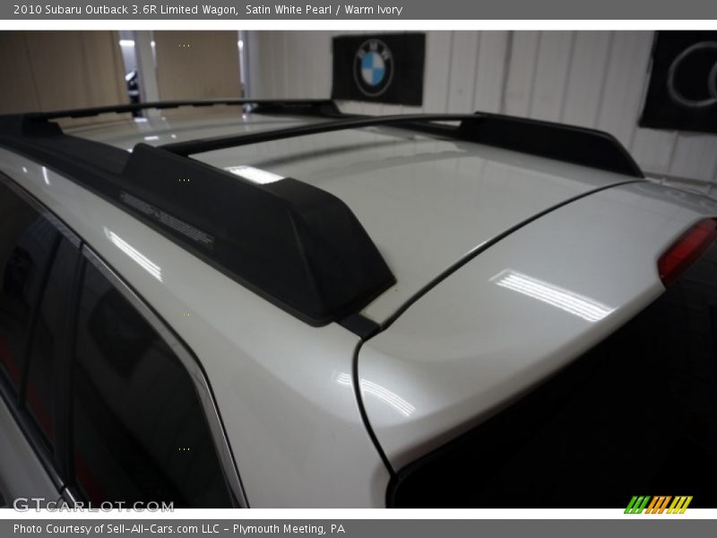 Satin White Pearl / Warm Ivory 2010 Subaru Outback 3.6R Limited Wagon