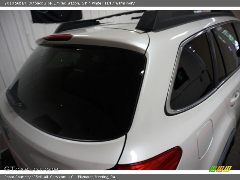 Satin White Pearl / Warm Ivory 2010 Subaru Outback 3.6R Limited Wagon