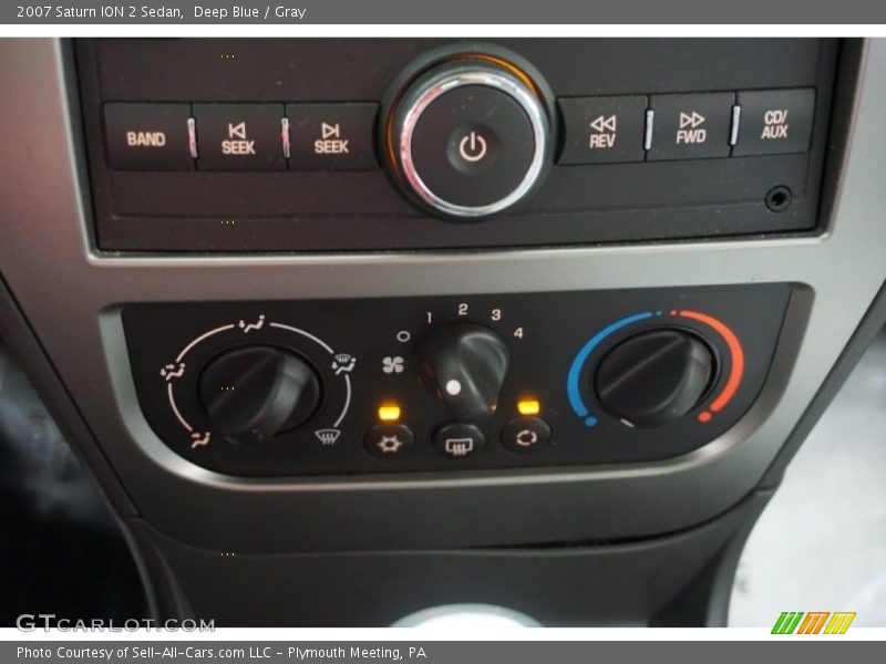 Deep Blue / Gray 2007 Saturn ION 2 Sedan