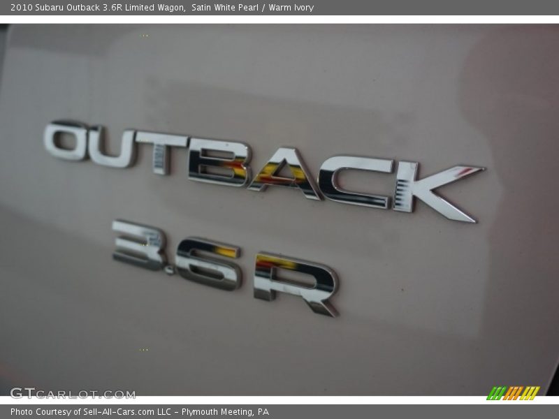 Satin White Pearl / Warm Ivory 2010 Subaru Outback 3.6R Limited Wagon