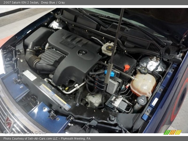 Deep Blue / Gray 2007 Saturn ION 2 Sedan