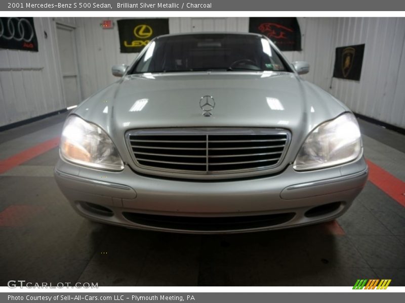 Brilliant Silver Metallic / Charcoal 2001 Mercedes-Benz S 500 Sedan