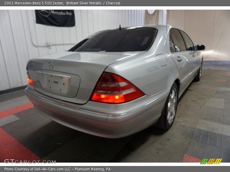 Brilliant Silver Metallic / Charcoal 2001 Mercedes-Benz S 500 Sedan