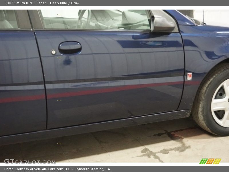 Deep Blue / Gray 2007 Saturn ION 2 Sedan