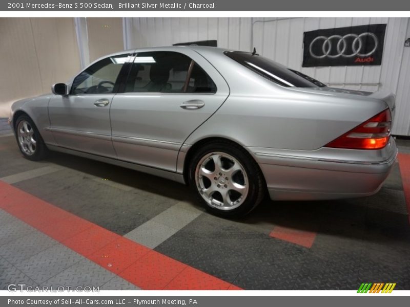 Brilliant Silver Metallic / Charcoal 2001 Mercedes-Benz S 500 Sedan
