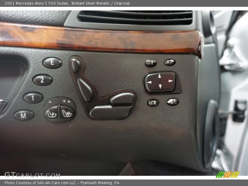 Brilliant Silver Metallic / Charcoal 2001 Mercedes-Benz S 500 Sedan