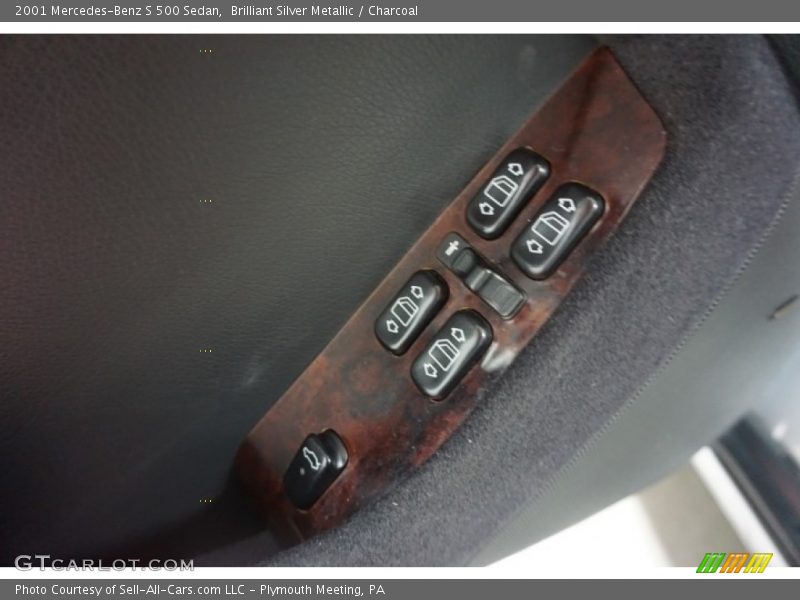 Brilliant Silver Metallic / Charcoal 2001 Mercedes-Benz S 500 Sedan
