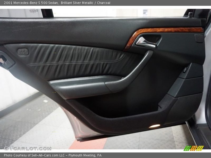 Brilliant Silver Metallic / Charcoal 2001 Mercedes-Benz S 500 Sedan