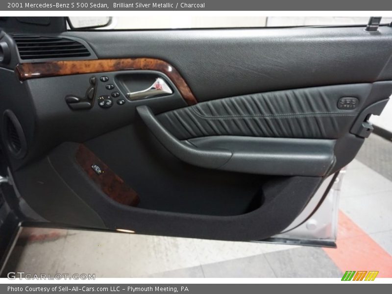 Brilliant Silver Metallic / Charcoal 2001 Mercedes-Benz S 500 Sedan